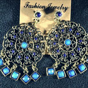 Bohemian vintage style earrings